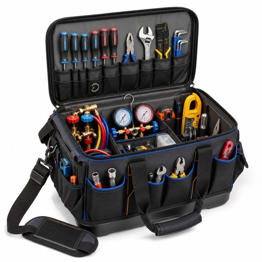 Professional HVAC tool bag