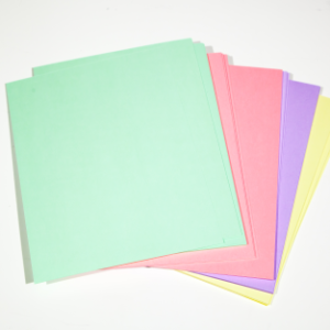 A4 Bristol paper, assorted colors/PAC-100