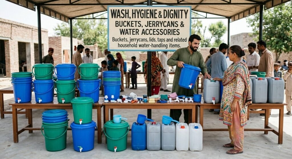 Buckets, Jerrycans & Water Accessories